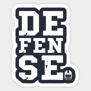 American Football Fan DEFENSE Football Fan Sticker